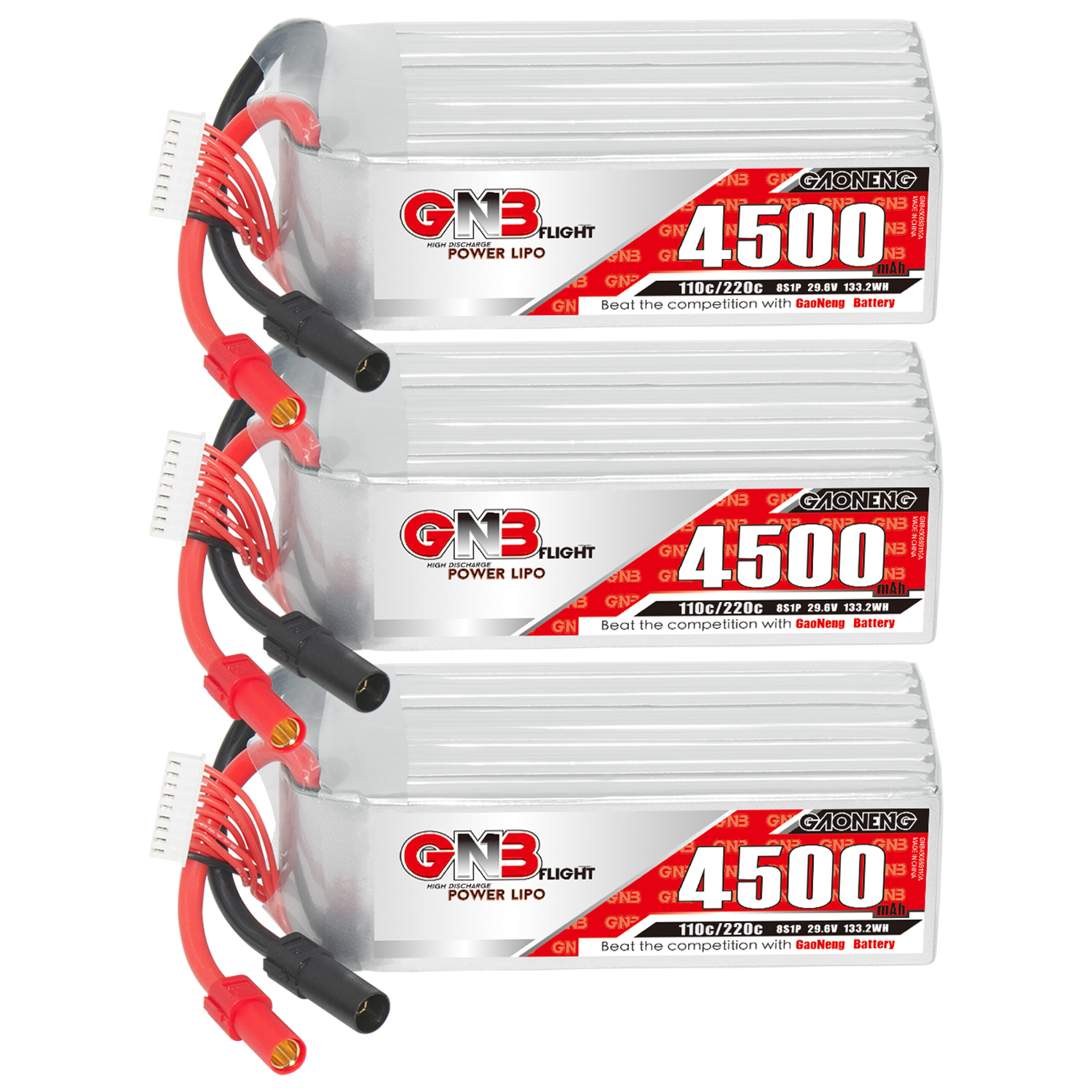 GAONENG GNB 8S 29.6V 4500mAh 110C LiPo Battery XT150