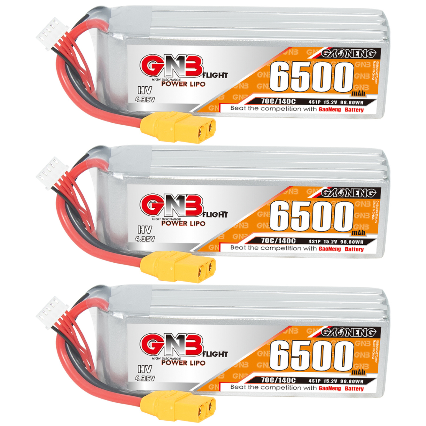 GAONENG GNB HV 4S 15.2V 6500mAh 70C XT90 LiPo Battery