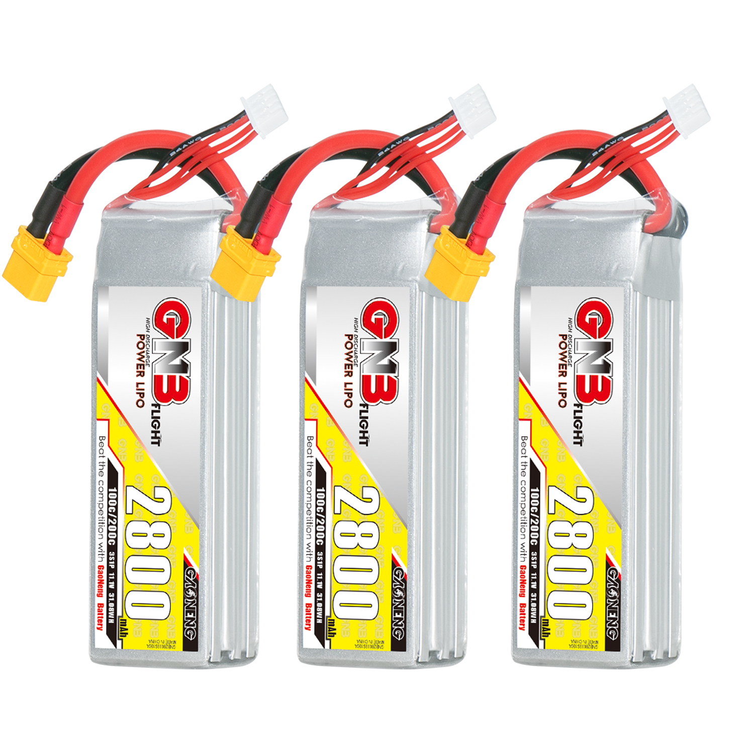 GAONENG GNB 3S 11.1V 2800mAh 100C XT60 LiPo Battery