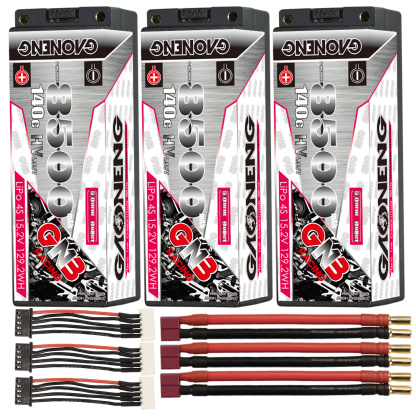 GAONENG GNB LiHV 4S 15.2V 8500mAh 140C 5mm Bullet Hard Case LiPo Battery