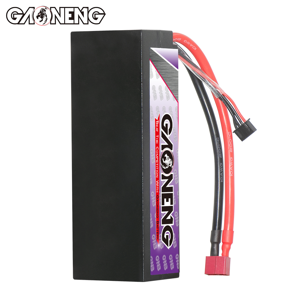 GAONENG GNB LiHV 3S 11.4V 6000mAh 130C Cabled Hard Case LiPo Battery T-PLUG