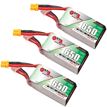 GAONENG GNB 4S 14.8V 650mAh 70C XT30 LiPo Battery