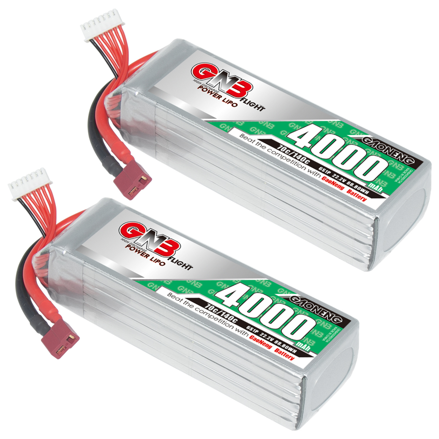 GAONENG GNB 6S 22.2V 4000mAh 70C LiPo Battery T-PLUG