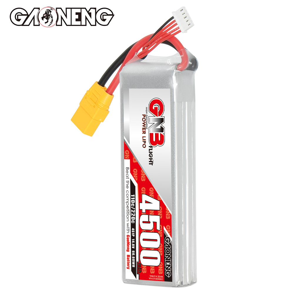 GAONENG GNB 4S 14.8V 4500mAh 110C LiPo Battery XT90