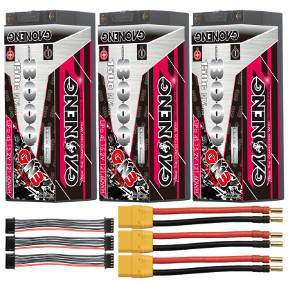 GAONENG GNB LiHV 4S 15.2V 8000mAh 150C 5mm Bullet Hard Case LiPo Battery