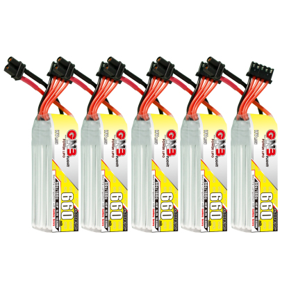 GAONENG GNB 4S 15.2V 660mAh 90C XT30 LiPo Battery Long Type