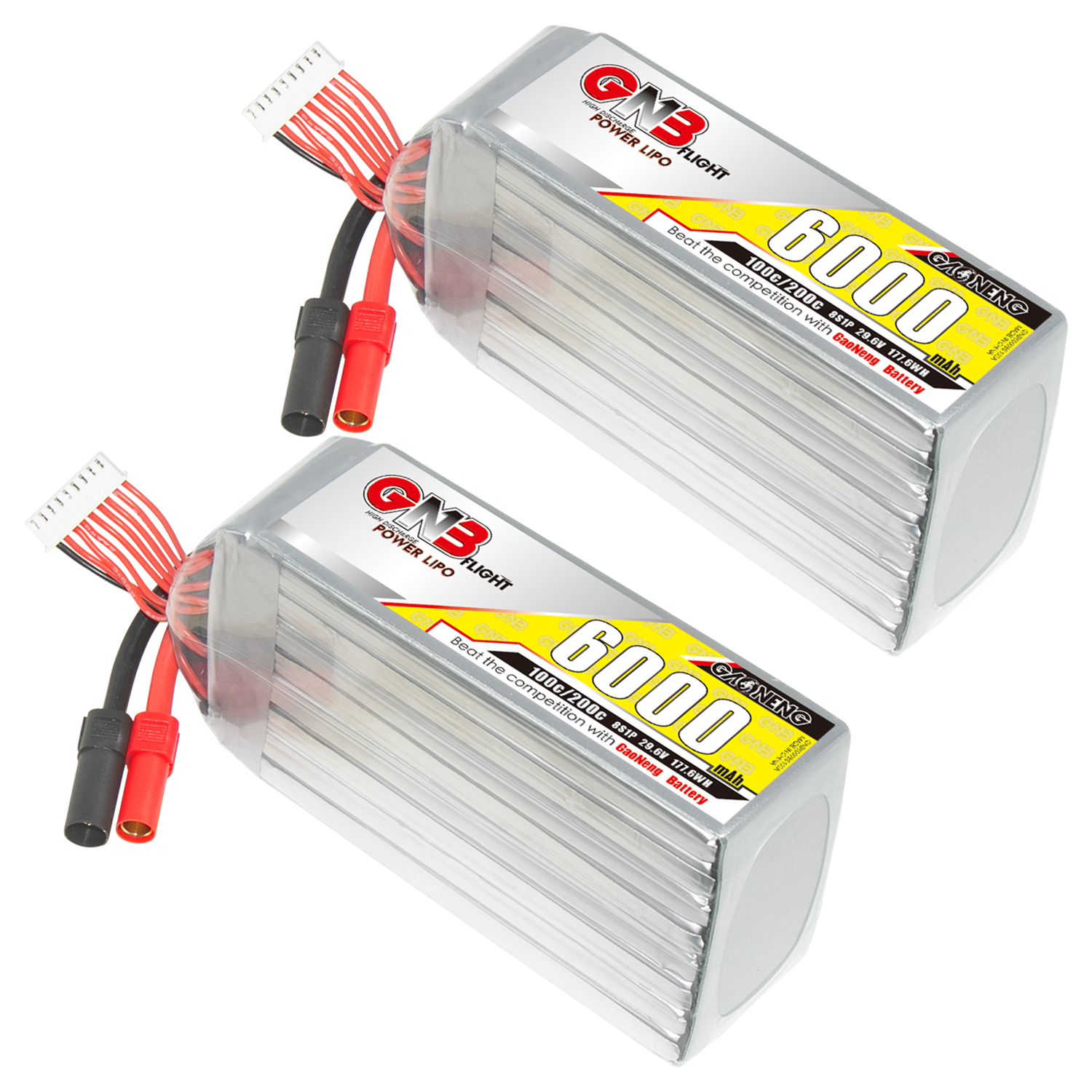 GAONENG GNB 8S 29.6V 6000mAh 100C LiPo Battery XT150