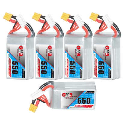 GAONENG GNB 5S 18.5V 550mAh 80C XT30 LiPo Battery Square Type