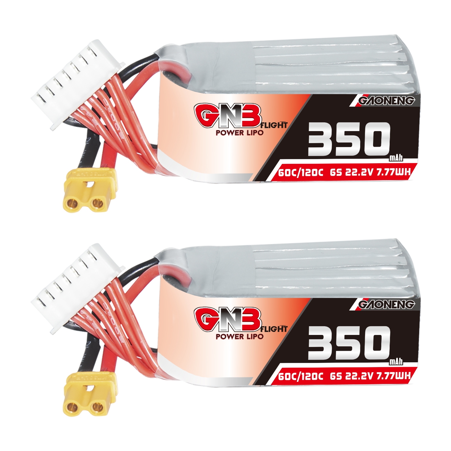 GAONENG GNB 6S 22.2V 350mAh 60C XT30 LiPo Battery