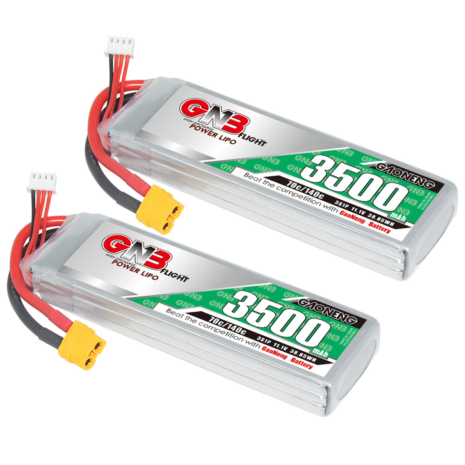 GAONENG GNB 3S 11.1V 3500mAh 70C LiPo Battery XT60