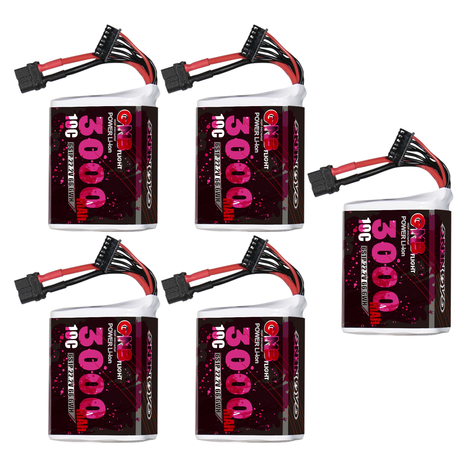 GAONENG GNB 6S 22.2V 3000mAh 10C XT60 Li-ion Battery made with Sony 18650 VTC6
