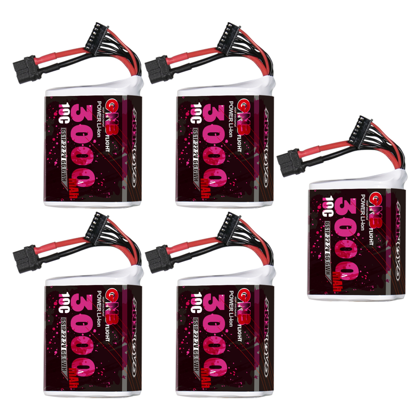 GAONENG GNB 6S 22.2V 3000mAh 10C XT60 Li-ion Battery made with Sony 18650 VTC6