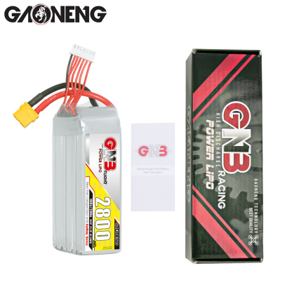 1PCS - GAONENG GNB 6S 22.2V 2800mAh 100C XT60 LiPo Battery