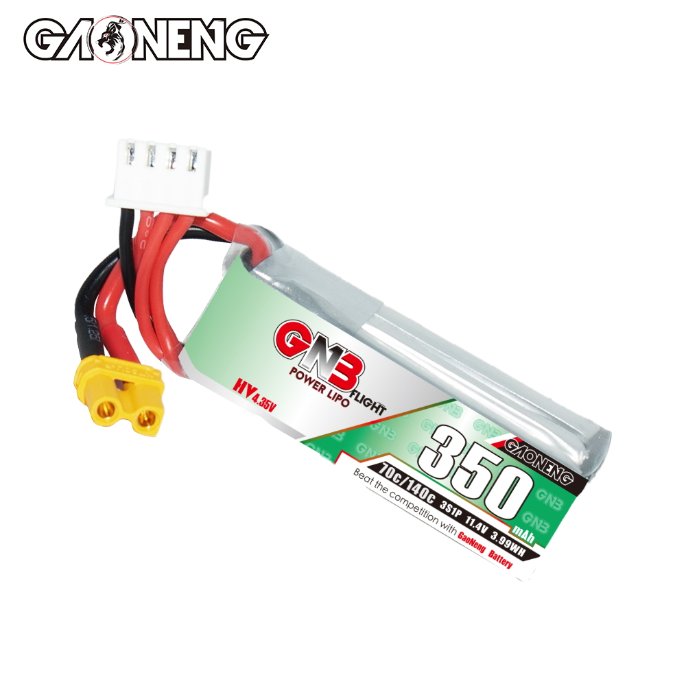 GAONENG GNB LiHV 3S 11.4V 350mAh 70C XT30 LiPo Battery