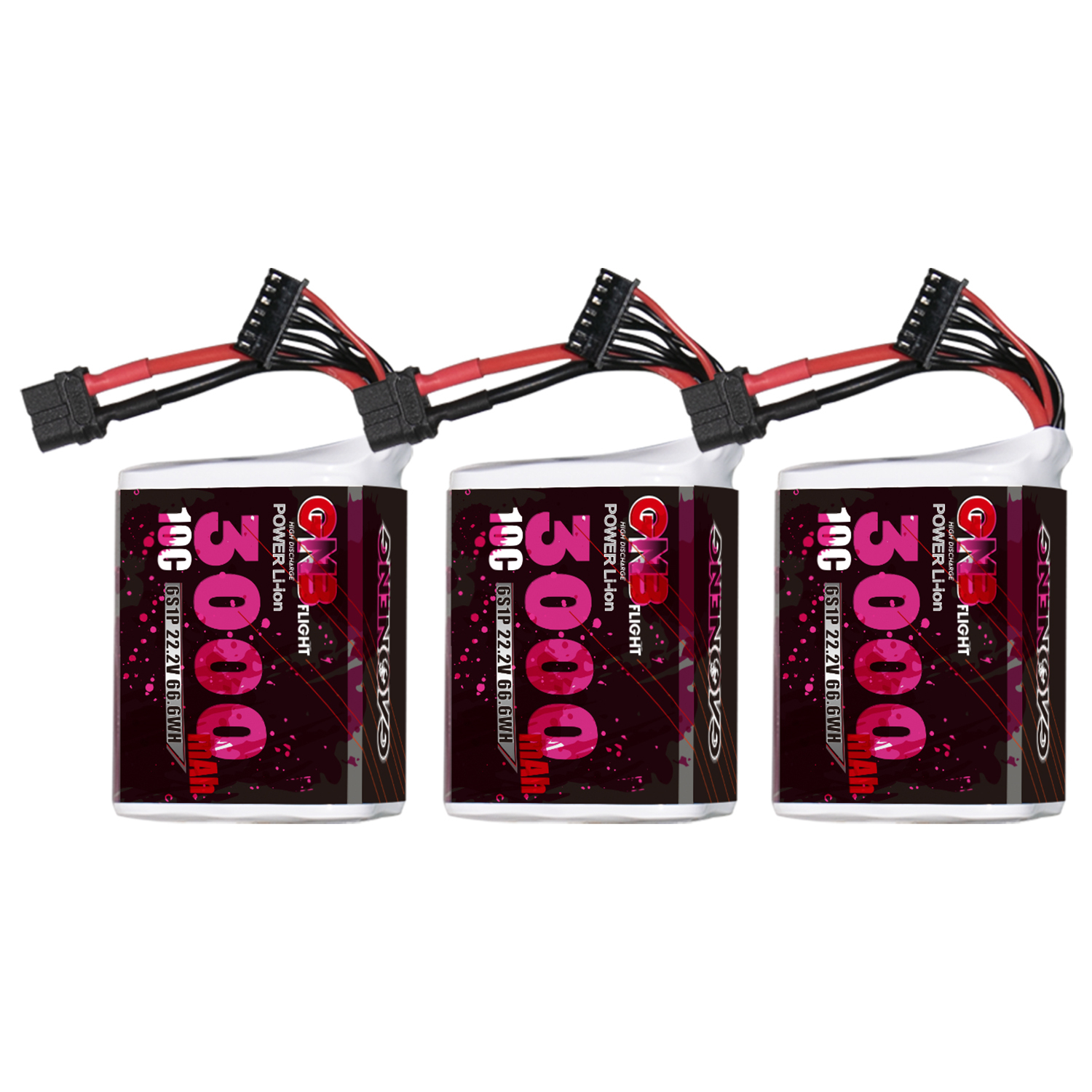 GAONENG GNB 6S 22.2V 3000mAh 10C XT60 Li-ion Battery made with Sony 18650 VTC6