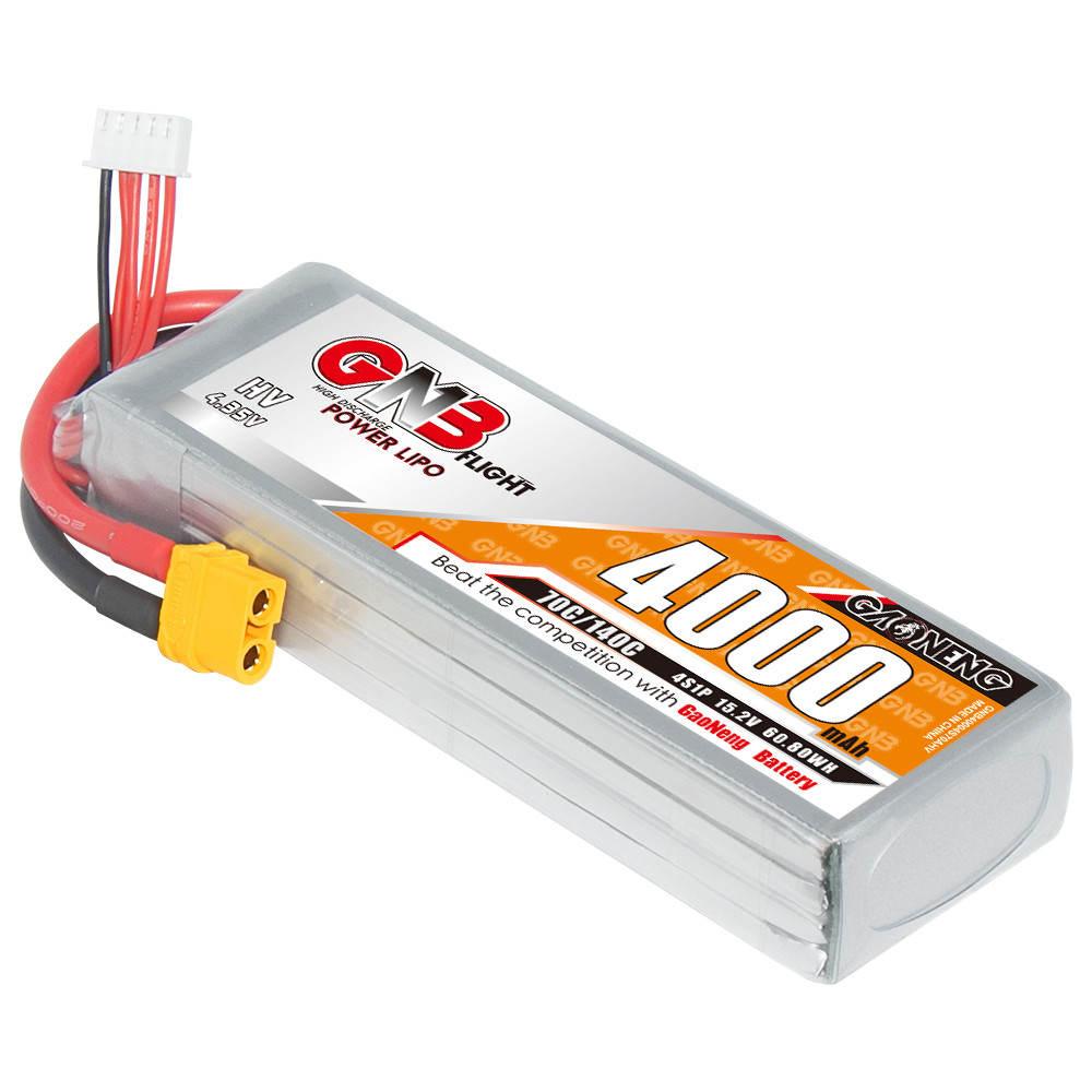 GAONENG GNB LiHV 4S 15.2V 4000mAh 70C LiPo Battery XT60