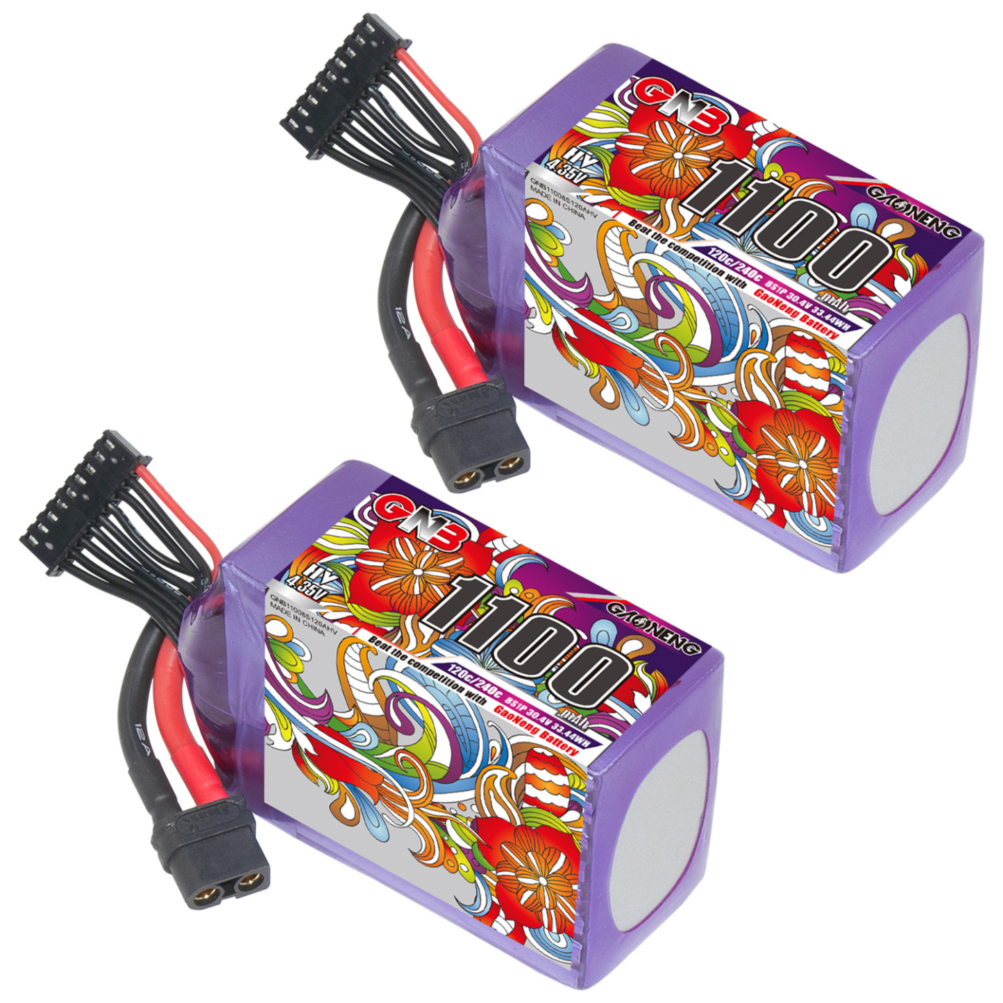 GAONENG GNB LiHV 8S 30.4V 1100mAh 120C XT60 LiPo Battery