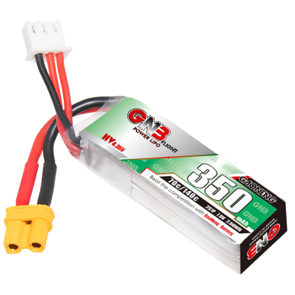 GAONENG GNB LiHV 2S 7.6V 350mAh 70C LiPo Battery XT30