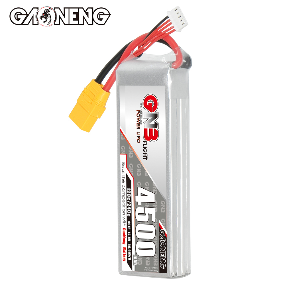 GAONENG GNB 4S 14.8V 4500mAh 120C LiPo Battery XT90