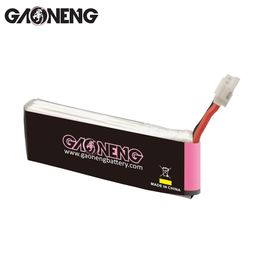 4PCS - GAONENG GNB LiHV 1S 3.8V 300mAh 80C PH2.0 Cabled LiPo Battery