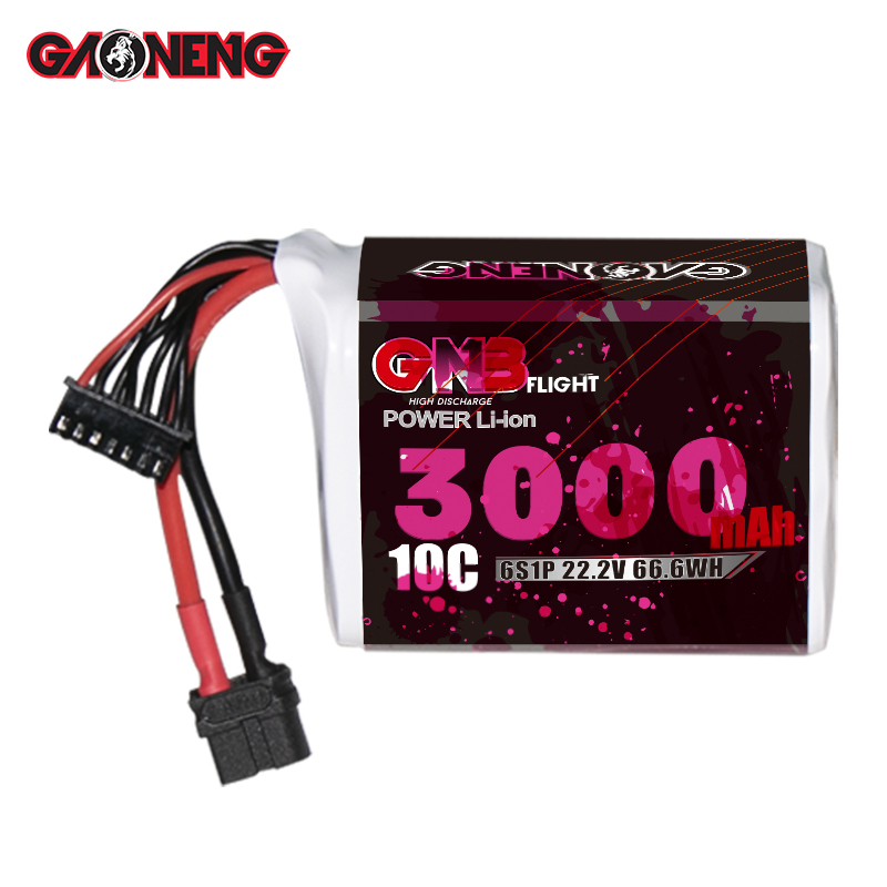GAONENG GNB 6S 22.2V 3000mAh 10C XT60 Li-ion Battery made with Sony 18650 VTC6