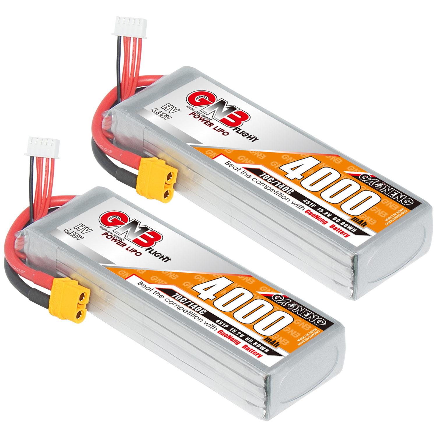 GAONENG GNB LiHV 4S 15.2V 4000mAh 70C LiPo Battery XT60