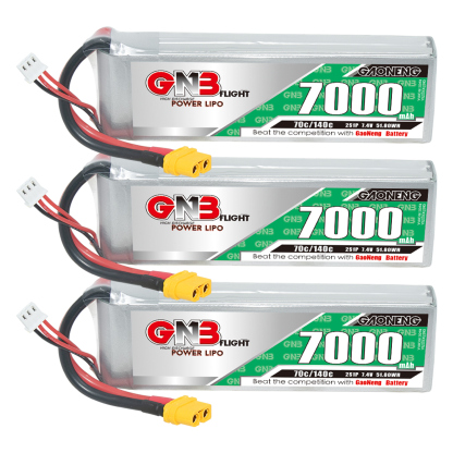 GAONENG GNB 2S 7.4V 7000mAh 70C LiPo Battery XT60