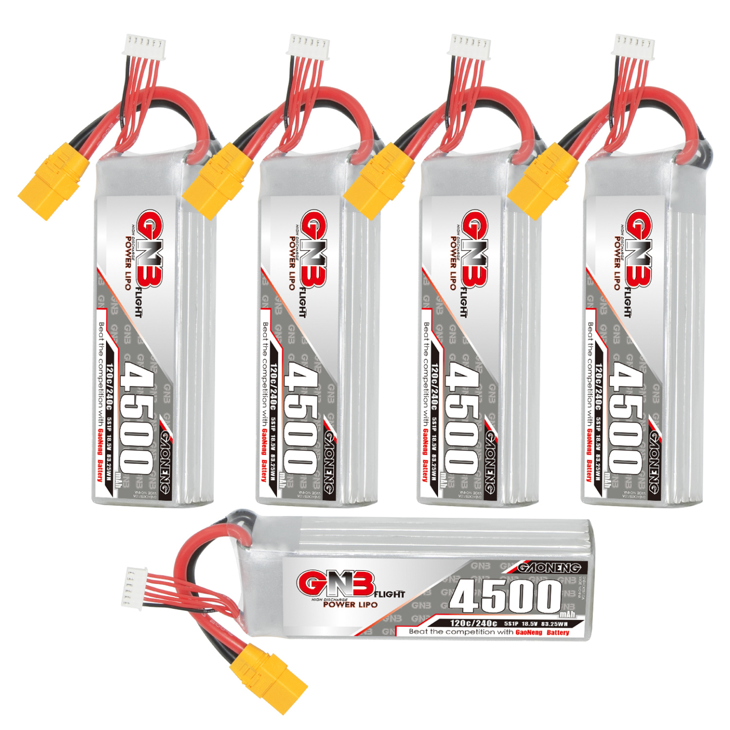 GAONENG GNB 5S 18.5V 4500mAh 120C LiPo Battery XT90