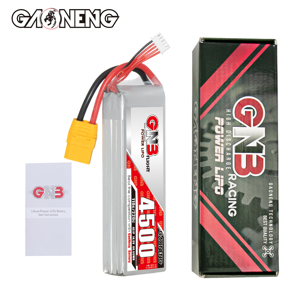 GAONENG GNB 4S 14.8V 4500mAh 110C LiPo Battery XT90