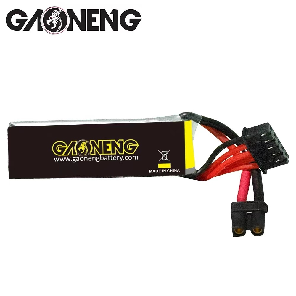 2PCS - GAONENG GNB LiHV 4S 15.2V 380mAh 90C XT30 LiPo Battery