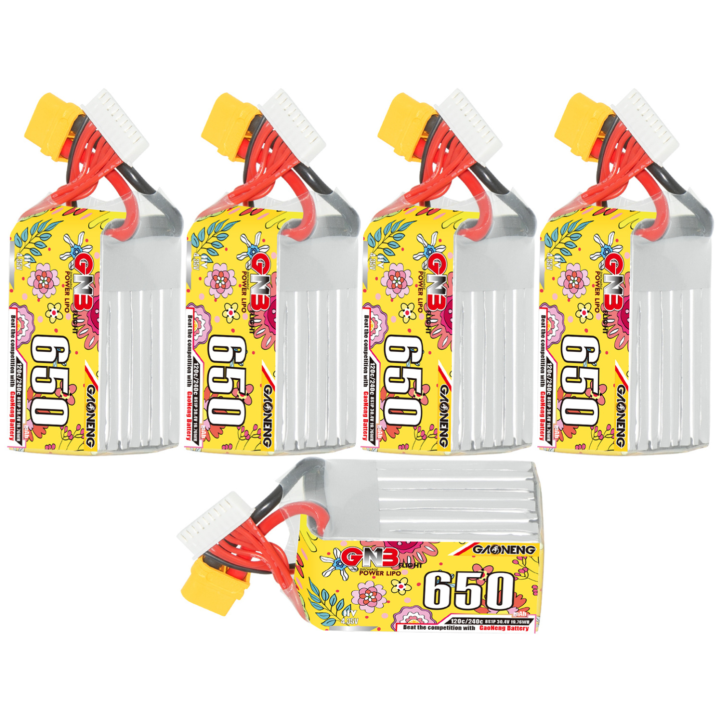 GAONENG GNB LiHV 8S 30.4V 650mAh 120C XT60 LiPo Battery