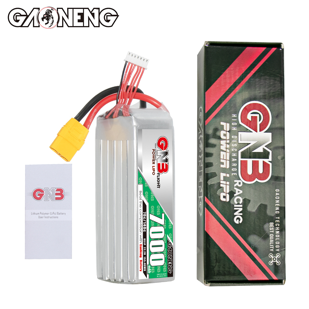 GAONENG GNB 6S 22.2V 7000mAh 70C LiPo Battery XT90