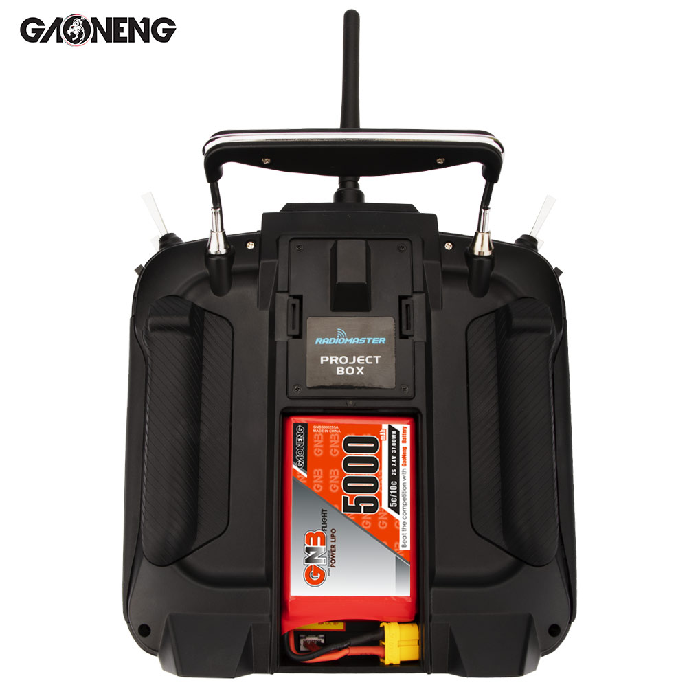 2PCS - GAONENG GNB 2S 7.4V 5000mAh 5C LiPo Battery XT60 for Radiamaster TX16S