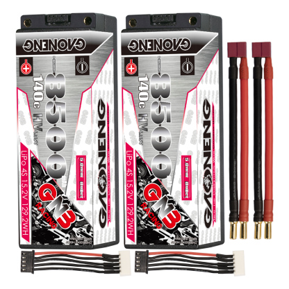 GAONENG GNB LiHV 4S 15.2V 8500mAh 140C 5mm Bullet Hard Case LiPo Battery