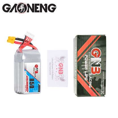 2PCS - GAONENG GNB 4S 14.8V 850mAh 80C XT30 LiPo Battery