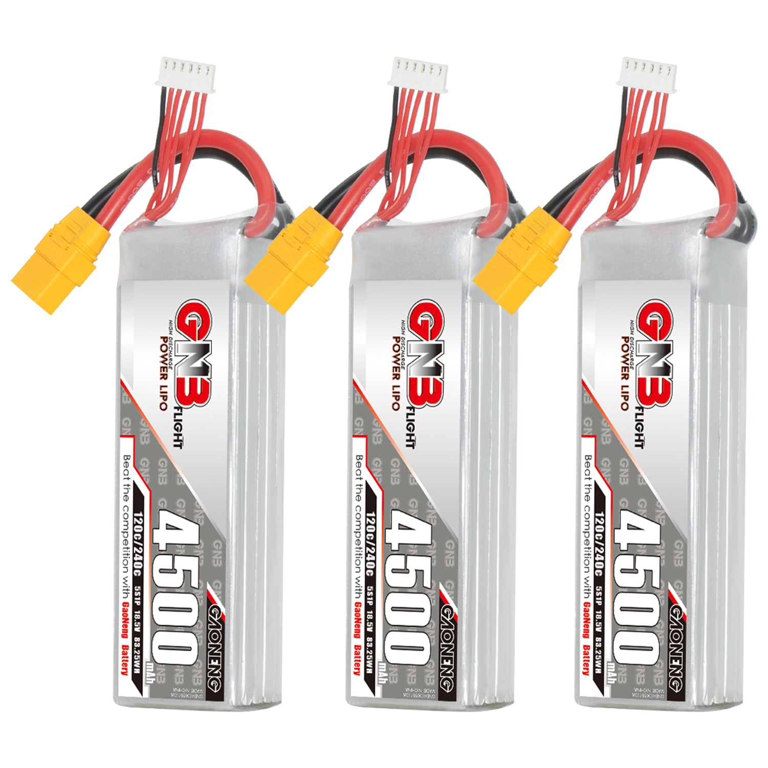 GAONENG GNB 5S 18.5V 4500mAh 120C LiPo Battery XT90