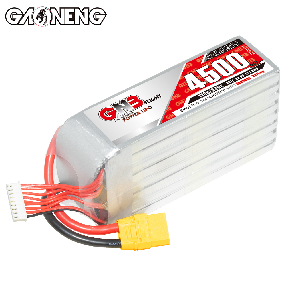 GAONENG GNB 8S 29.6V 4500mAh 110C LiPo Battery XT90