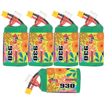 GAONENG GNB 4S 14.8V 930mAh 120C XT30 LiPo Battery