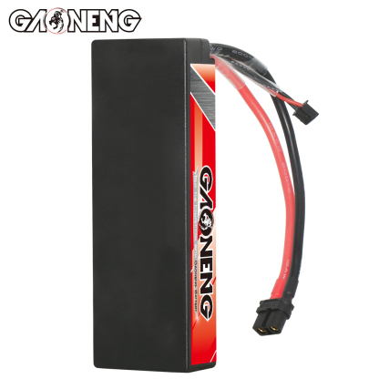 1PC - GAONENG GNB 2S 7.4V 6500mAh 120C Cabled Hard Case LiPo Battery XT60