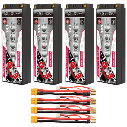 GAONENG GNB LiHV 2S 7.6V 9500mAh 140C Hard Case LiPo Battery