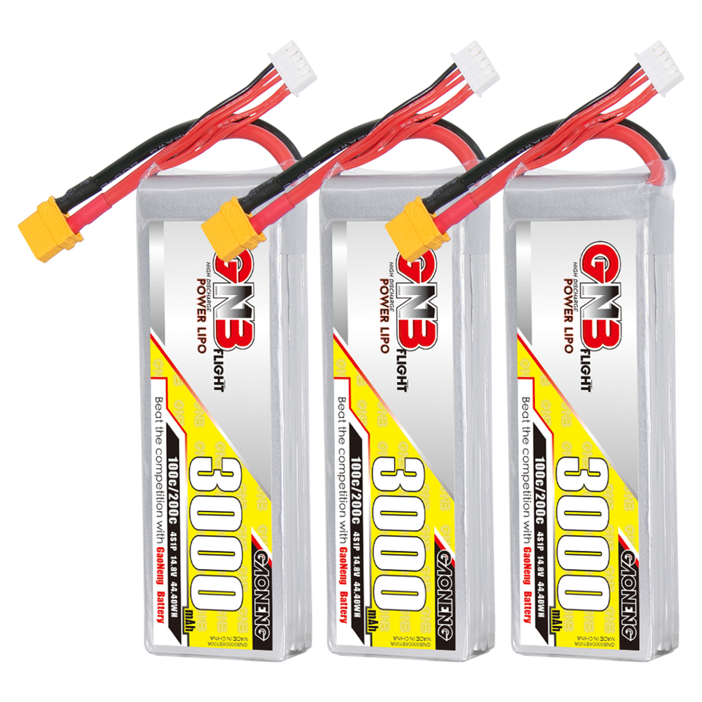 GAONENG GNB 4S 14.8V 3000mAh 100C LiPo Battery XT60