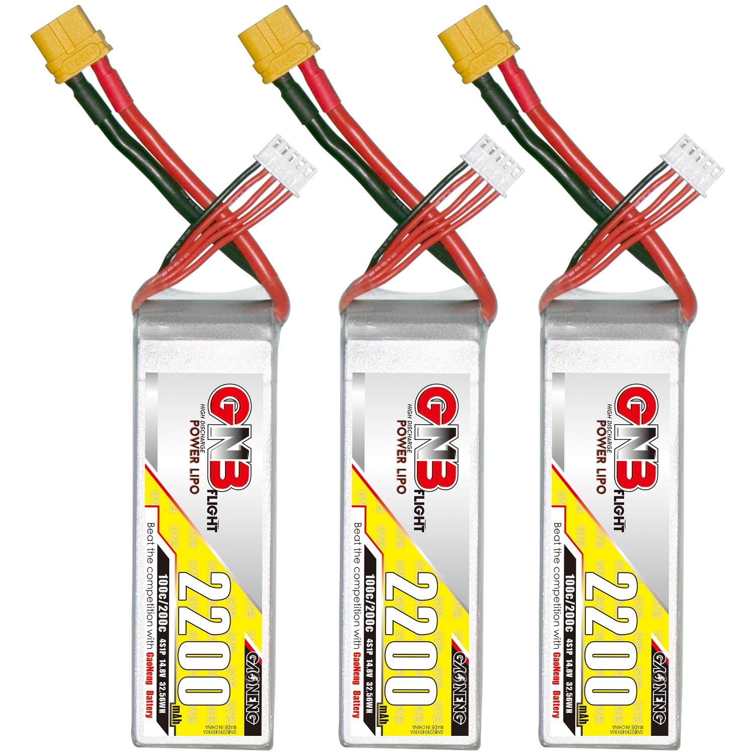 GAONENG GNB 4S 14.8V 2200mAh 100C XT60 LiPo Battery