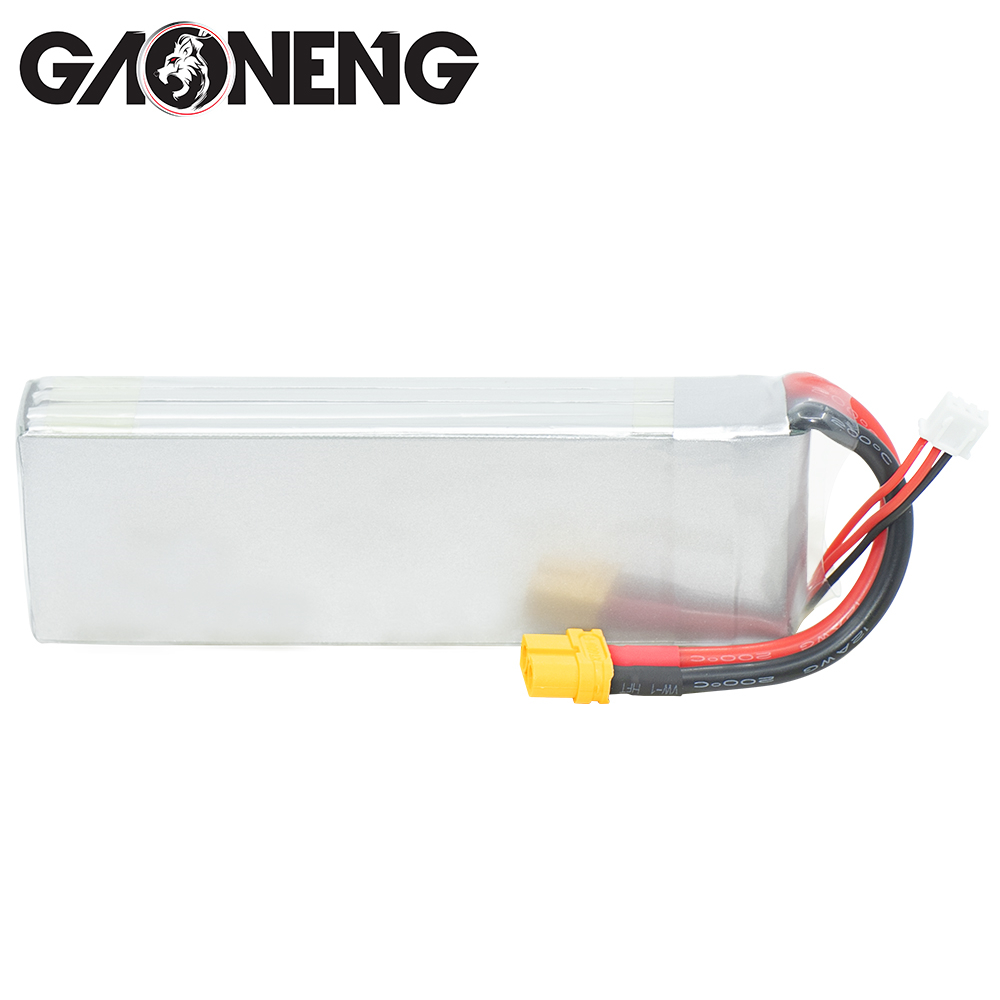 1PC - GAONENG GNB 2S 7.4V 6000mAh 100C LiPo Battery XT60