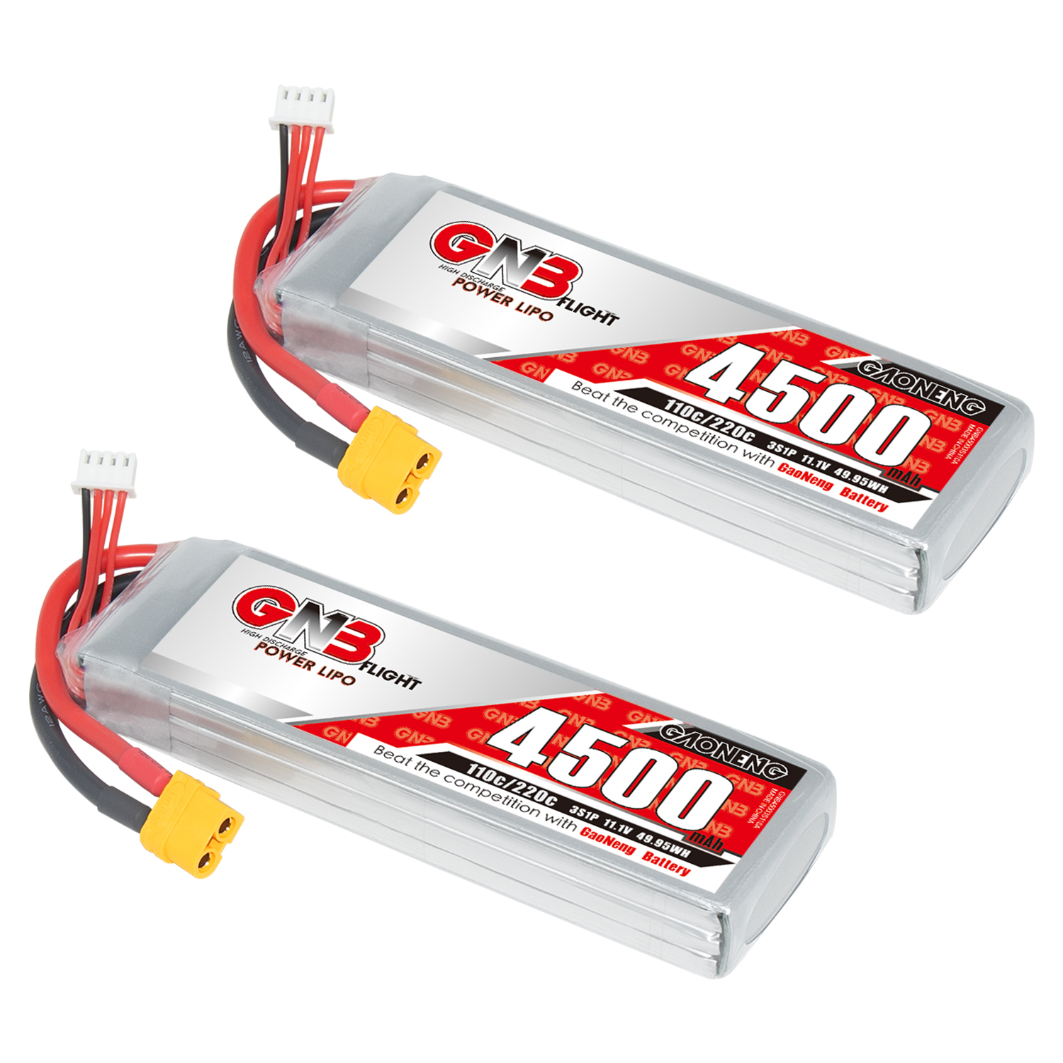 GAONENG GNB 3S 11.1V 4500mAh 110C LiPo Battery XT60