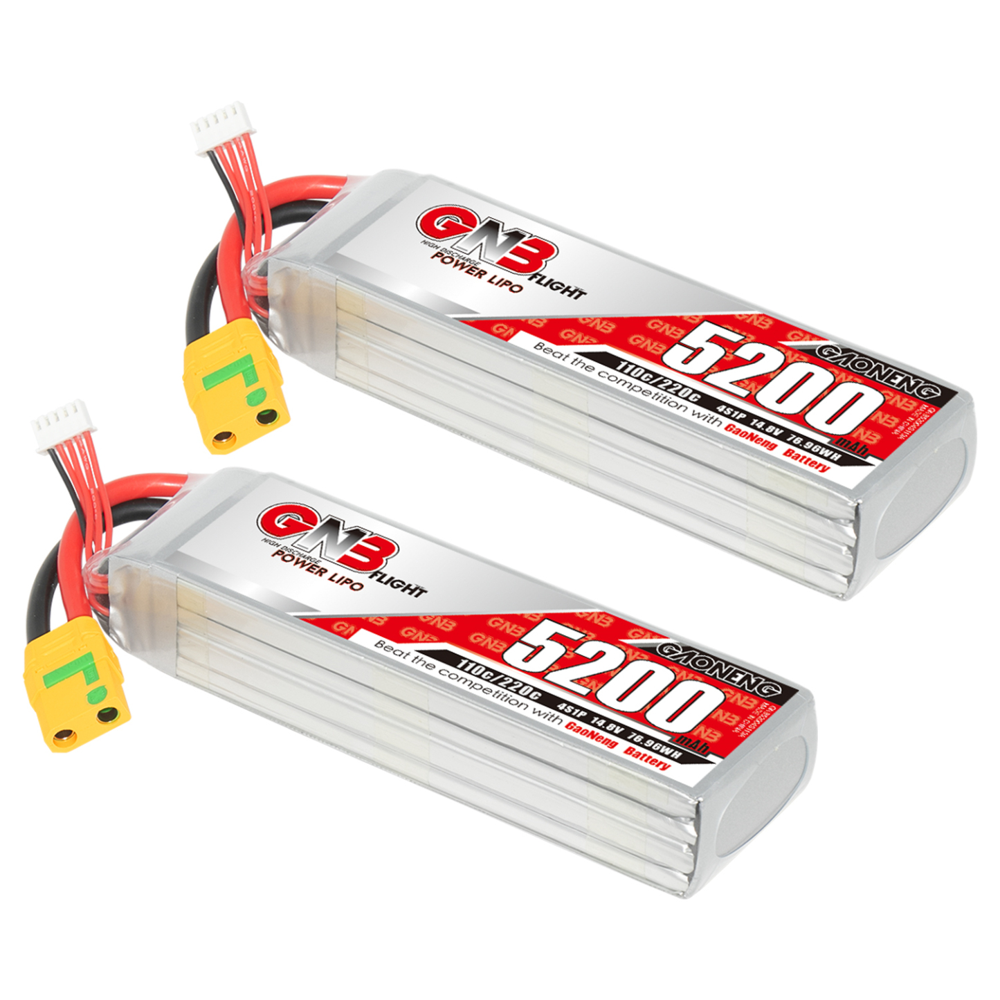 GAONENG GNB 4S 14.8V 5200mAh 110C LiPo Battery XT90S Anti Spark