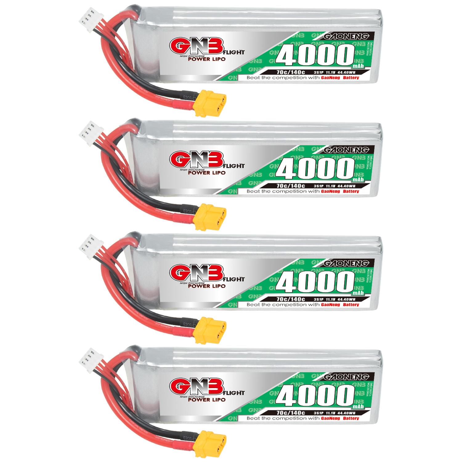 GAONENG GNB 3S 11.1V 4000mAh 70C LiPo Battery XT60