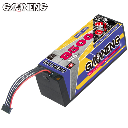 GAONENG GNB 4S 14.8V 8500mAh 140C 5mm Bullet Hard Case LiPo Battery