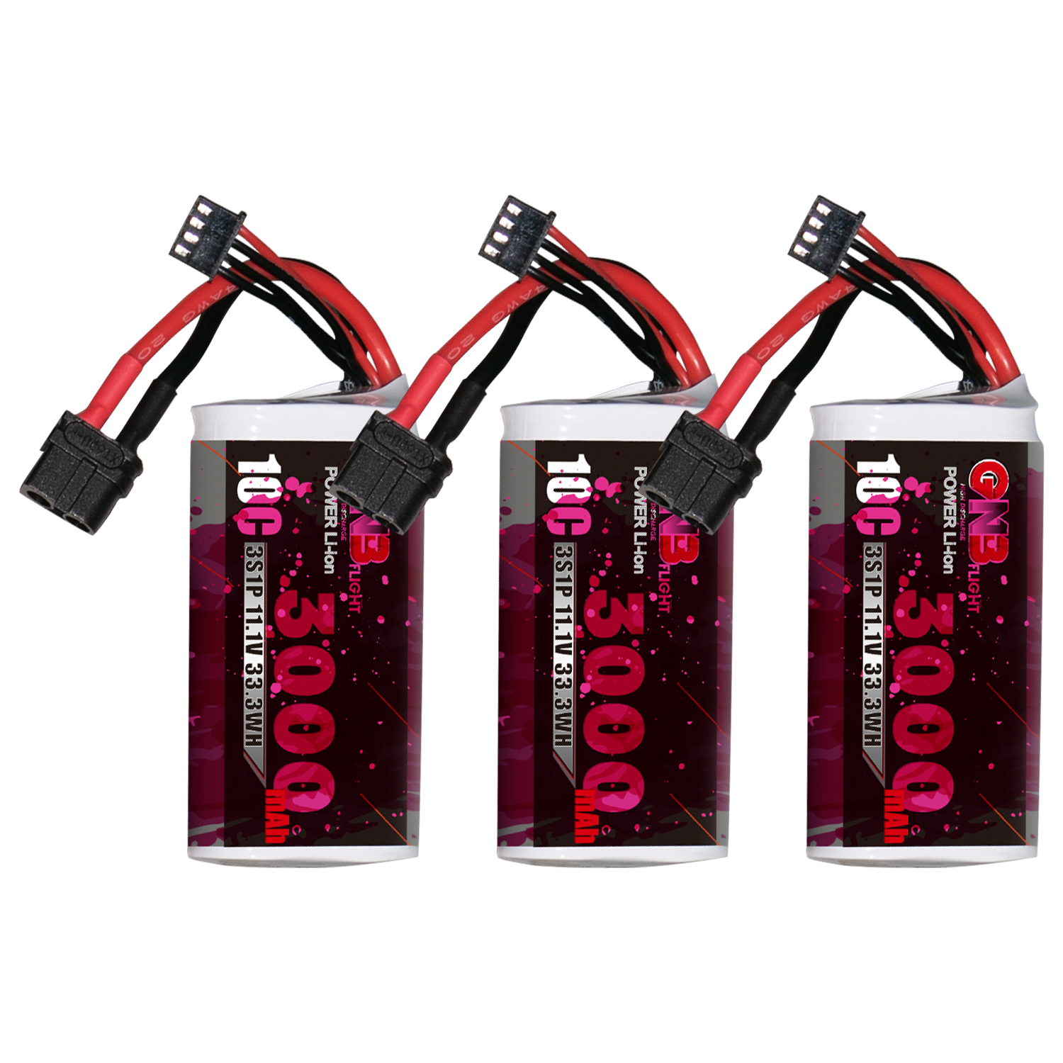 GAONENG GNB 3S 11.1V 3000mAh 10C XT60 Li-ion Battery made with Sony 18650 VTC6