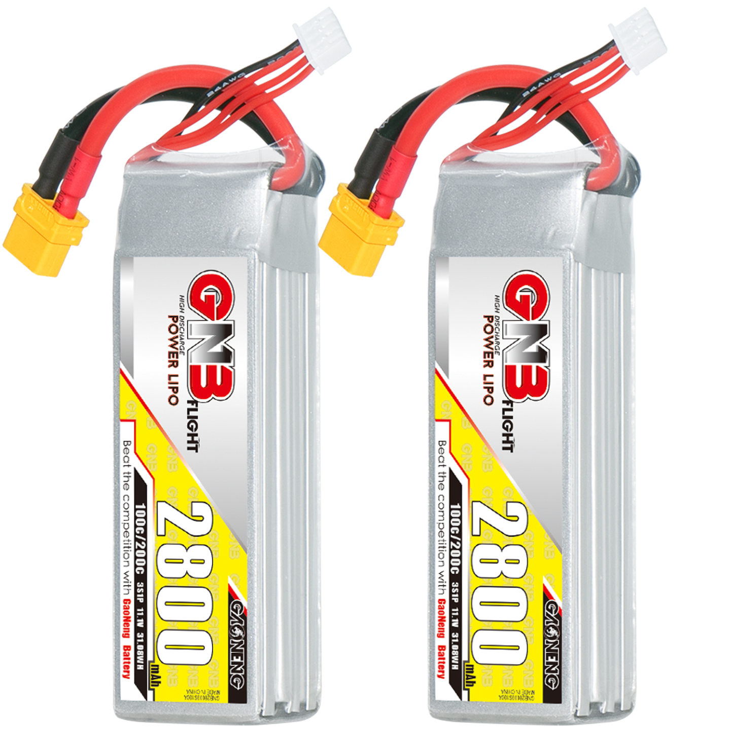 GAONENG GNB 3S 11.1V 2800mAh 100C XT60 LiPo Battery