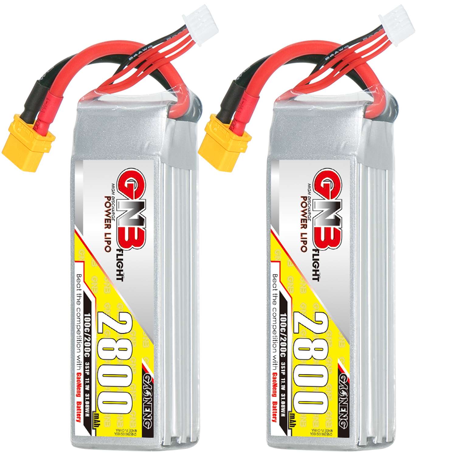 GAONENG GNB 3S 11.1V 2800mAh 100C XT60 LiPo Battery